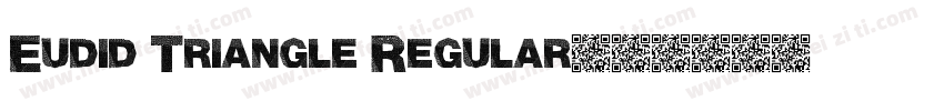 Eudid Triangle Regular字体转换